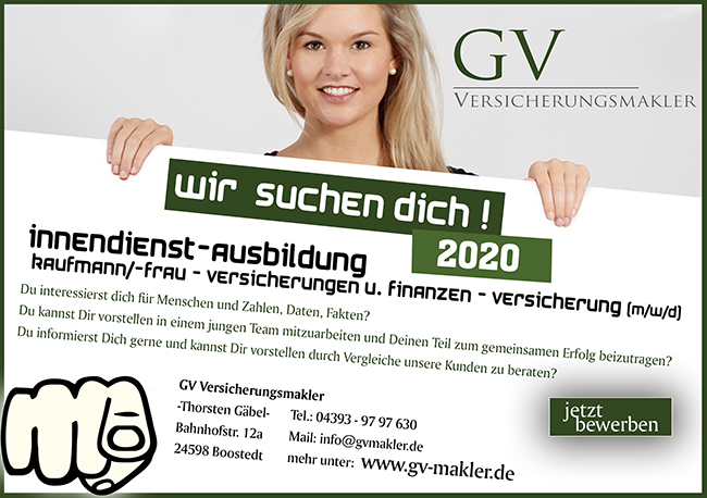 Innendienst Ausbildung Büromanagement 2020